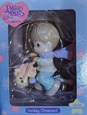 Precious Moments Enesco Holiday Ornament - Boy Riding A Hobby Horse